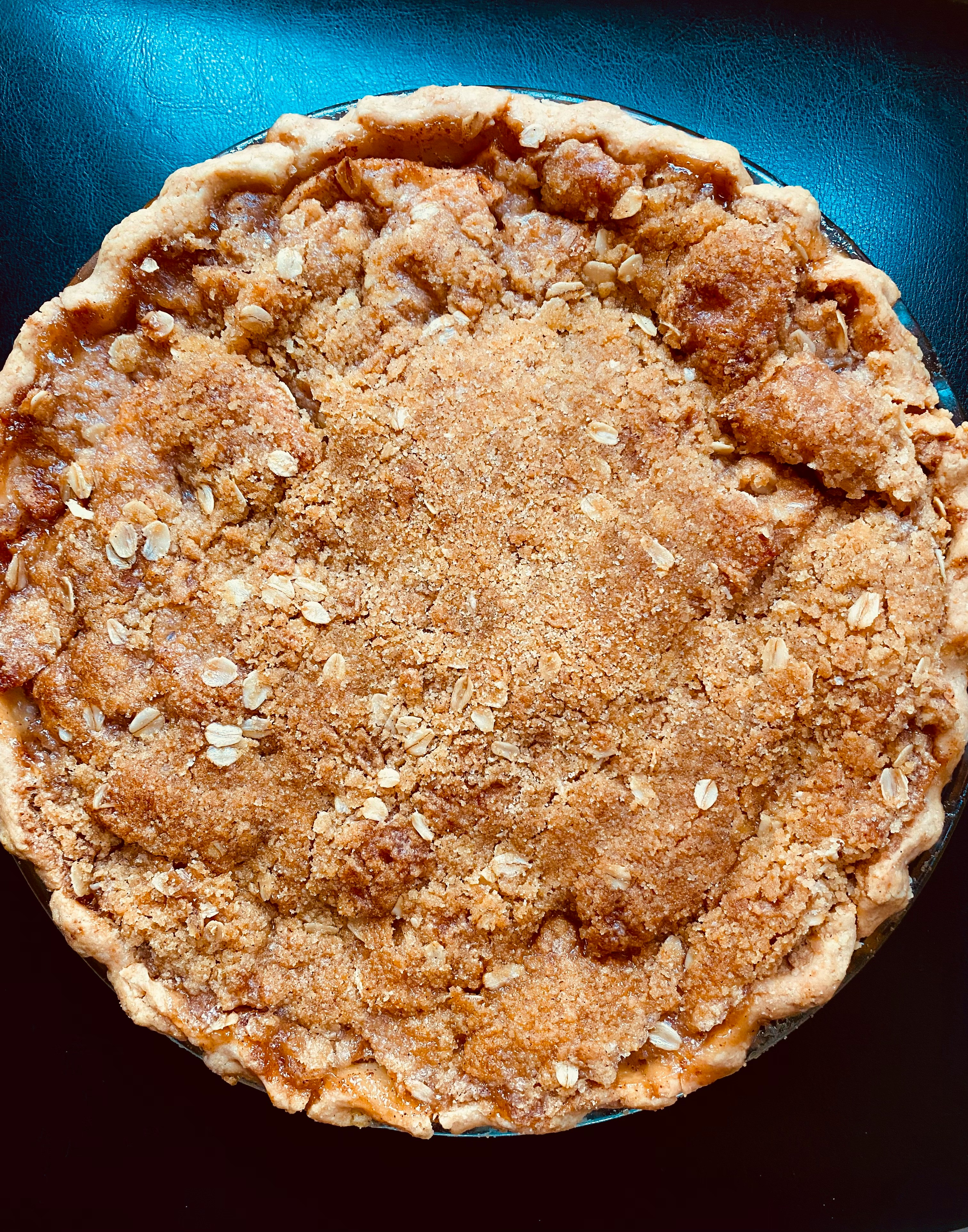 Easy Apple Crisp finished dish
